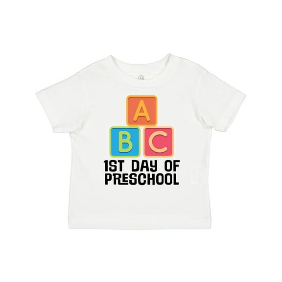 Inktastic 1st Day of Preschool Boys or Girls Toddler T-Shirt