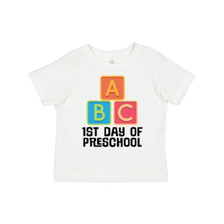 

Inktastic 1st Day of Preschool Gift Toddler Boy or Toddler Girl T-Shirt