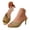 a-Gold, variant on Kitten Heels for Women Rhinestone Pointed Peep Toe Heeled Sandals High Heels Slip on Slides Backless Mule Comfortable Low Heel Dress Shoes (6,Black)