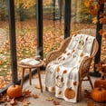 thumbnail image 5 of Autumns Thanksgiving Blanket Soft Throw Blanket,Thick Soft Plush Cute Fall Holiday Plush Blankets for Thanksgiving Home Bed Sofa Couch Chair, 5 of 5