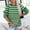 Green, variant on Titcea Sweatshirt for Women Oversized Long Sleeve Crew Neck Striped Print Sweatshirts with Pockets Loose Comfort Casual Pullover Sweaters