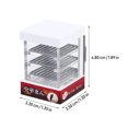 thumbnail image 3 of Miniature Bakery Case Mini Insulated Cabinet Mini Plastic Counter Doll House Scene Model, 3 of 8