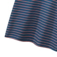 thumbnail image 6 of EnJoCho Toddler Boys Girls Striped Tee Basic Crewneck 𝖡lock Color Short Sleeve Athletic Tops Cotton Baby Casual Comfortable Preschool Daycare Outfit, 6 of 6