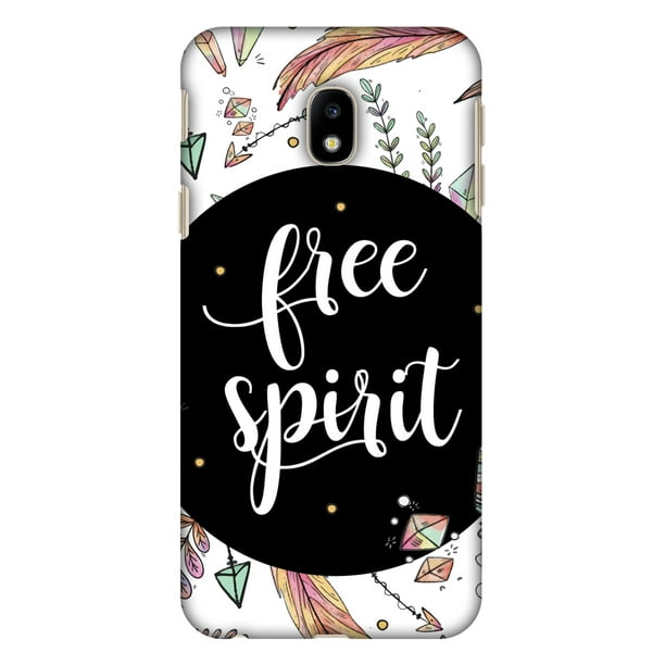 Samsung Galaxy J3 Pro Case Samsung Galaxy J3 Pro 17 Case The Free Spirit Hard Plastic Back Cover Slim Profile Cute Printed Designer Snap On Case With Screen Cleaning Kit Walmart Com