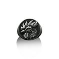thumbnail image 2 of Rooster Handmade Sterling Silver Men Signet Ring, Cockerel Animal Signet Ring, Rooster Silver Engraved Ring, Cockerel Silver Men's Jewelry, 2 of 5