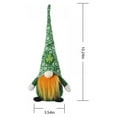 thumbnail image 4 of 2Pcs St. Patrick'S Day Gnome Decoration Irish Leprechaun Tomte Plush Handmade Scandinavian Nisse Elf Dwarf St Patricks Day Ornaments, 4 of 7