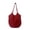 5B- Red, variant on Straw Beach Bags for Women, Woven Tote Bag, Summer Handbag with Scarf Handle, Navy Fish Embroidered Purse for Vacation Travel Pool, 11.75 Inch, Ideal Gift