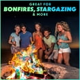 thumbnail image 5 of Magical Flames Cosmic Fire Color Packets - 25-Pack Colorful Fire Packs - Magic Colored Flame for Campfires, Bonfire & Outdoor Fire Pit - Color Changing Fire Camping Accessories for Kids & Adults, 5 of 7