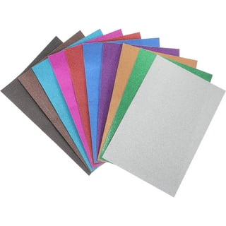 20 Sheets Glitter Craft Paper Sparkle Cardstock Papers Self Adhesive Shiny Glitter  Paper 