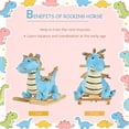 thumbnail image 6 of HMYG Dinosaur Rocking Soft Chair Toy,Rocking Toy, 6 of 9