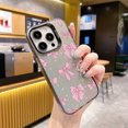 thumbnail image 1 of Pearl Chain Phone Cases For Samsung Galaxy S24 S23 Note 20 Ultra S20 FE S21 S22 Plus Case Matte Laser Colorful Bumper Armor, 1 of 1