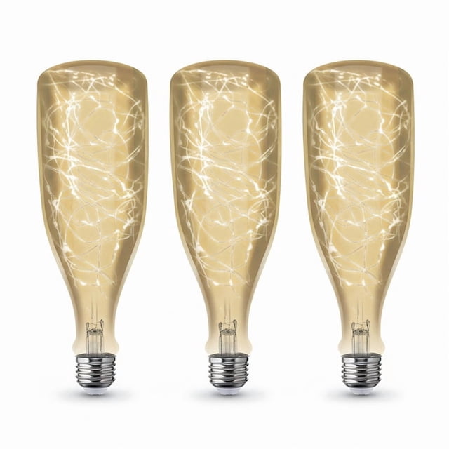 Pack de 3 focos LED Vintage Aksi 1.6W Botella Constelación Luz Cálida