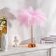 thumbnail image 4 of Lámpara de ambiente de plumas Lámpara de noche recargable Versátil para la decoración del dormitorio del hogar, 4 of 9