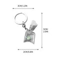 thumbnail image 3 of Kedshhgu Clear Resin Fish Cute Resin Fish Key Chain Water Bag Fish Key Ring, 3 of 3
