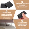 thumbnail image 3 of Uxcell Rubber Solid Anti-Vibration Pads, Rubber Square Washers Multi-Purpose Gasket Pad 60mm x 10mm Thick 8, 3 of 7
