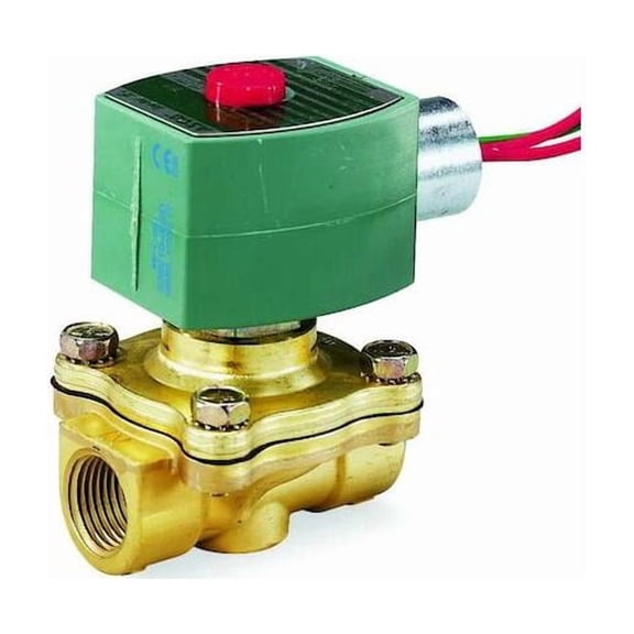 Redhat High Vacuum Solenoid Valve,Brass,NC,Air 8210G095VH