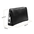 thumbnail image 3 of Fiudx Ofertas flash del día Bolso inteligente con huella dactilar, cartera de cuero con cremallera para hombre, bolso antirrobo de seguridad inteligente con huella dactilar, desbloqueo de huella dact, 3 of 7