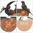 thumbnail image 2 of 1 Set Simulation Swallow Nest Artificial Bird Figurine Bird Nest Wall Decoration for Farmhouse Garden Patio, 2 of 4