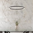 thumbnail image 5 of VONN Tania 24" Adjustable Aluminum ETL Certified Integrated LED Chandelier Black, 5 of 10