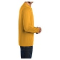 thumbnail image 3 of Mens Long Sleeve Core Blend Cotton/Polyester Tee Gold Large, 3 of 6
