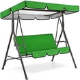 thumbnail image 4 of Nvzi Swing Cushion Cover Replacement 3 Seater 420D Waterproof Outdoor Swing Seat Cover for Garden Swing Seat Cushion, 4 of 5