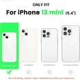 thumbnail image 2 of Compatible with iPhone 13 Mini Case, Slim Liquid Silicone 3 Layers Full Covered Soft Gel Rubber with Microfiber Case Cover 5.4 inch-Olive Green, 2 of 11