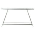 thumbnail image 6 of Evelyn&Zoe Yair 52" Wide Rectangular Console Table, Silver, 6 of 7