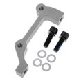 thumbnail image 1 of Durable Bike Disc Brake Bracket Adaptor Mounting Holder Alloy - Titanium Color, as described, 1 of 10