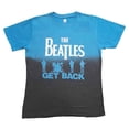 thumbnail image 1 of The Beatles - Camiseta Get Back Tinte por Inmersión para Adultos Unisex (Azul, Negro), 1 of 2