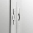 thumbnail image 2 of Goo-Ki 11.3''/12.6'' Double Hole Centers Matt Black Handle Minimalist Cabinet Pull, Modern Drawer Handle Wardrobe Cabinet Door Handle,6 Pack, 2 of 4