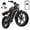 X6 D PRO - 2×48V/15AH + Cycling Set, variant on Electric Bike for Adults, 20"x4.0 Fat Tire E-Mountain Bicycle, Peak 1500W Motor 48V 15Ah Removable Battery 7-Speed E-Bike UL2849