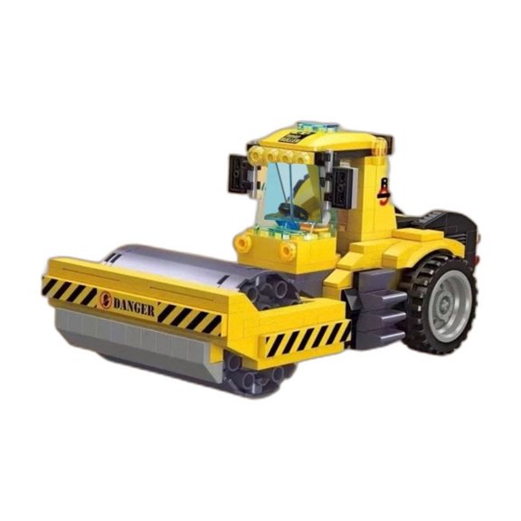 General Jim’s Toys & Bricks Road Roller, Construction Toy Building Set – Hobby Display