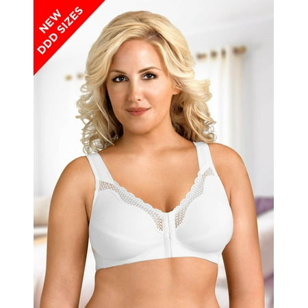 

Exquisite Form FULLY® Front Close Wirefree Cotton Posture Bra with Lace - Style 5100531