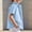 Blue, variant on Plcasen Boys Cuban Guayabera Shirt Short Sleeve Linen Button Down Shirts | Summer Button Up Shirt, for Kids 4-12 Years, Casual Beach Shirts, V Neck Collard, Fashion Tee top, Resort Wear