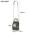 thumbnail image 2 of FORMRS Crossbody Bag for Women Shoulder Cell Phone Purse with Zipper, Blue Christmas Santa, 2 of 7