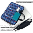 thumbnail image 2 of Lsque Cute Fish Pattern Laptop Bag – Portable & Slim Single-Shoulder Computer Case with Adjustable Strap, Protective, Lightweight for 13”/14”/15.6” Laptops, 2 of 8