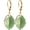 C01, variant on Simple Single Stone Drop Earrings, 18K Yellow Gold Plated Natural Geometric Crystal, Style N9950