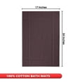 thumbnail image 6 of Ample Decor Cotton Bath Mats 2 Pack 24x17 inches 1350 GSM - for Bathroom Floor, Shower - Brown, 6 of 8