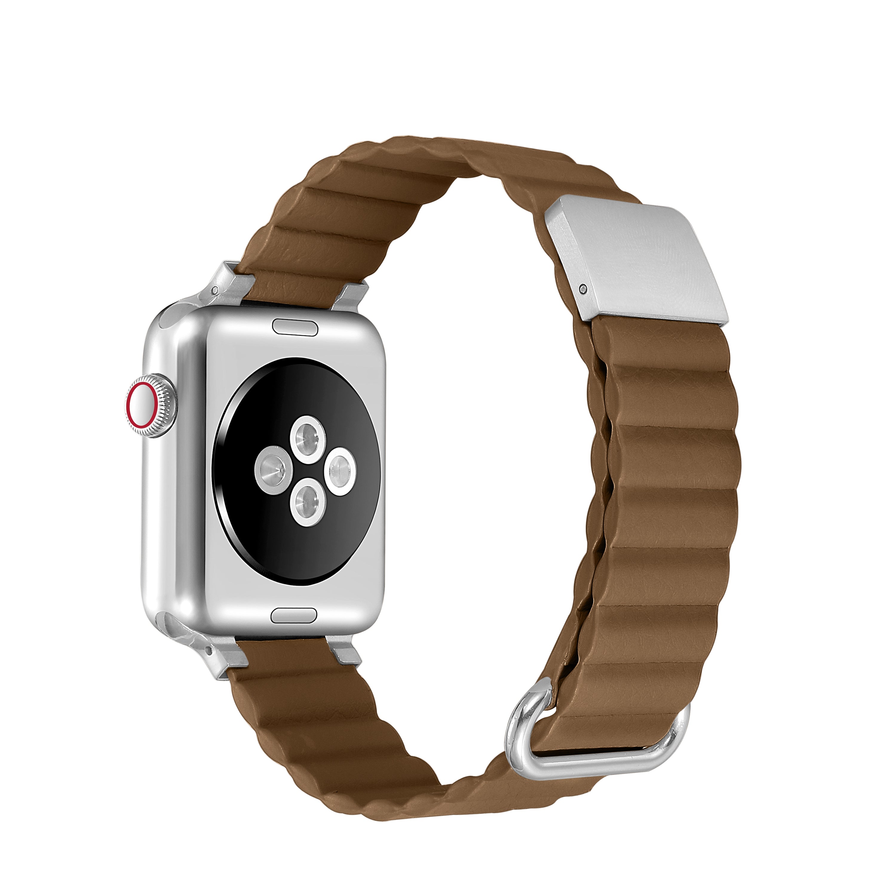 Posh Tech Women's Dakota Leather Band for Apple Watch Series