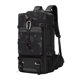 thumbnail image 2 of Mochila de senderismo Mochila informal Mochila para computadora portátil con compartimento para zapatos Puerto de carga USB para actividades al aire Patrón negro, 2 of 8