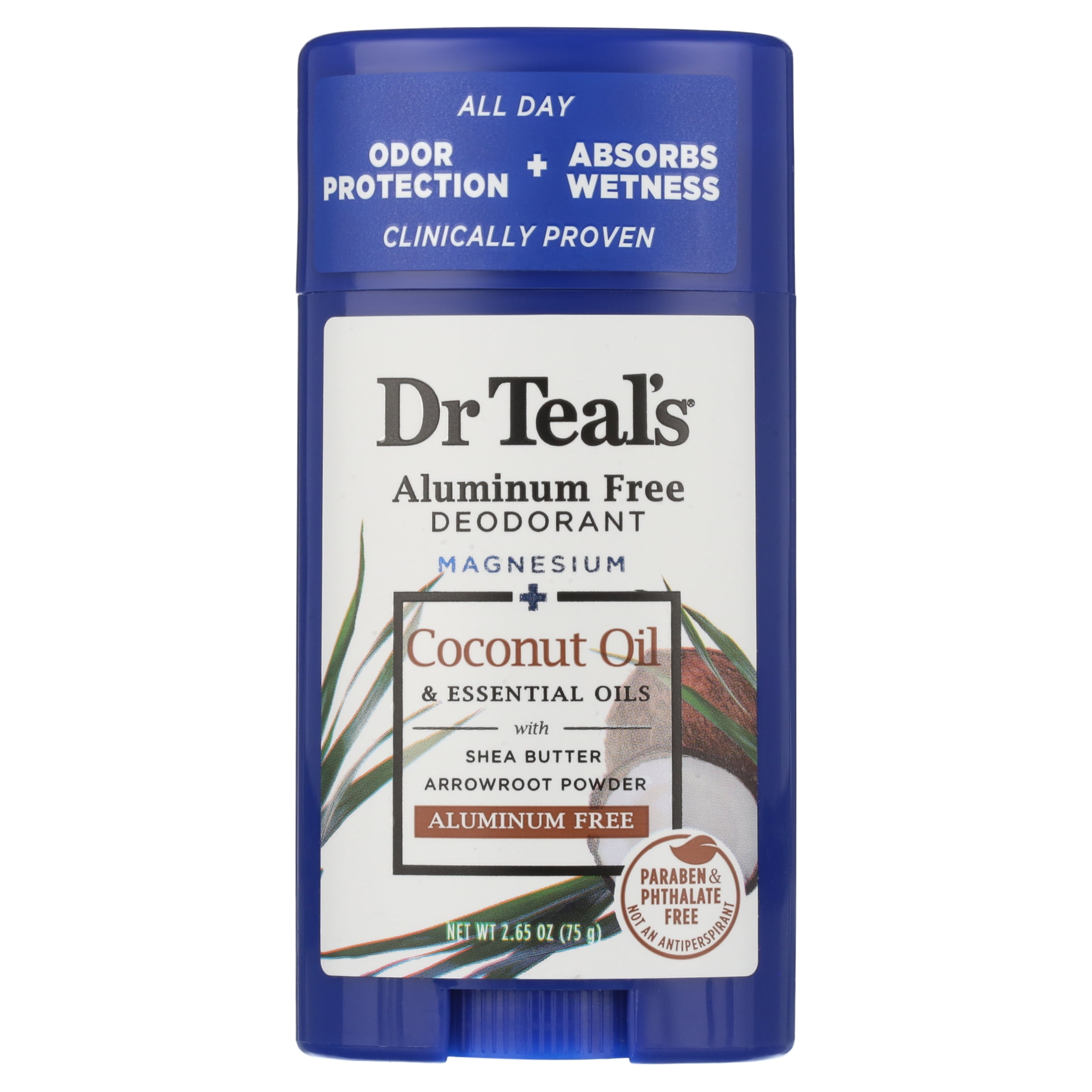 Dr Teal's Coconut Deodorant, oz. - Walmart.com