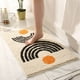 thumbnail image 4 of Alfombra de baño, tapete de baño, alfombra de baño beige no tejida, alfombra de baño pequeña lavable, color crema, 4 of 6