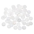 thumbnail image 1 of Uxcell 50Pcs Botones de Concha Natural, Botón de Madreperla 12.7mm Botones de Coser, Blanco, 1 of 7