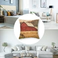 thumbnail image 5 of nygtbtfer Red Farm House Decorative Pillows Cover Rustic Sign Throw Pillow Case Home Cushion Cover Decor for Sofa 24x24in, 5 of 7