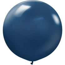 36 inch Kalisan Standard Navy Blue Latex Balloons (2 Pack) - Party Supplies Decorations