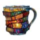 thumbnail image 5 of Taza de libro pintado, taza de café, decoración del hogar, de café creativa de resina para bibliotecarios, lectores, escritores, bibliófilos, amantes Estilo B, 5 of 8