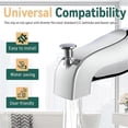 thumbnail image 2 of Tub Spout with Diverter,Bathroom Bathtub Faucet, 2 of 5