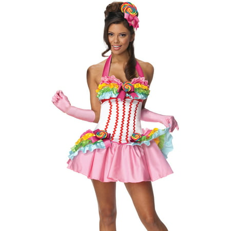 Women's Adult  Lollipop Candy Girl Costume