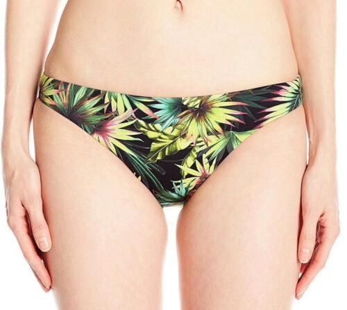 Lucky Brand BLACK Coastal Palms Hipster Bikini Swim Nepal