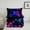 Blue Purple, variant on Castle Fairy Gradient Video Game Twin Comforter Sets,Abstract Ombre Gamer Bedding Set